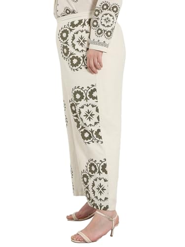 Vero Moda Curve Women's Flared High Rise Beige Pants