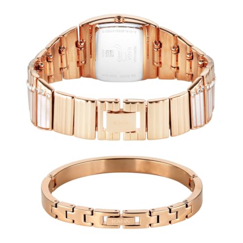Titan Raga Women Power Pearls 2.0 Mother of Pearl Dial Watch - 2809WM01F