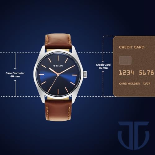 Titan Analog Watch for Men -1866SL01/NP1866SL01