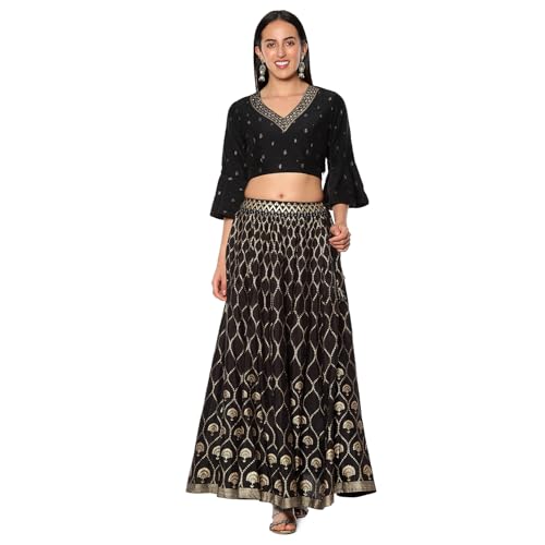 Biba Women's Black Shantoon Skirt_S