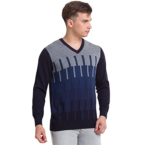 Colorplus Navy Sweater (Size: S)-CMWA03198-BE