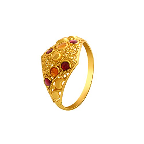 P.C. Chandra Jewellers 22KT Yellow Gold Ring for Women
