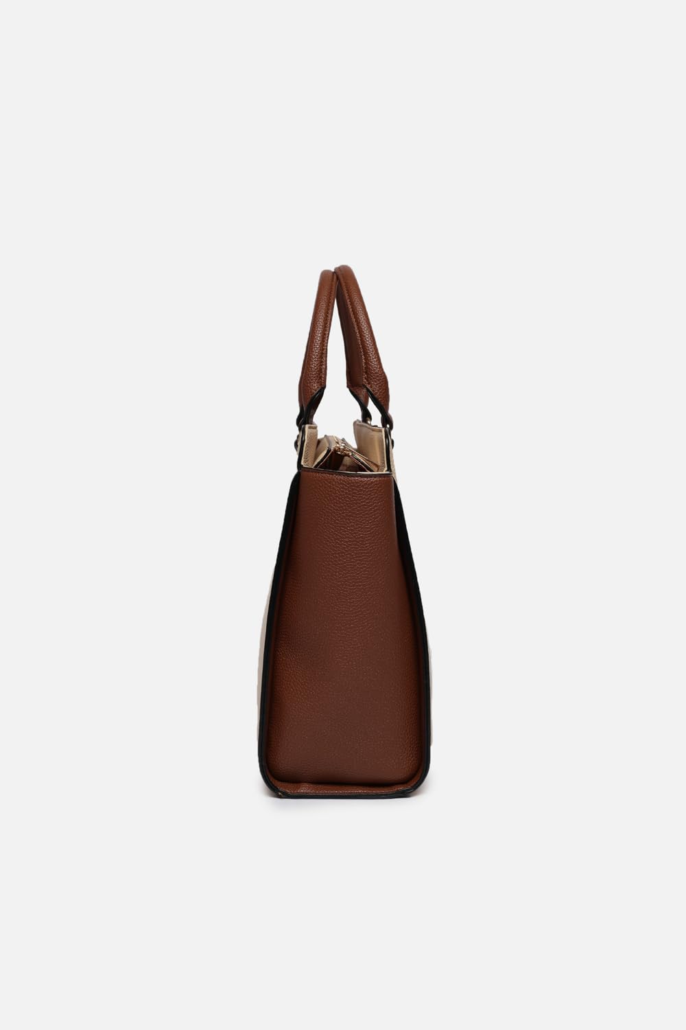 Allen Solly Women Colourblocked And Textured Laptop Handbag