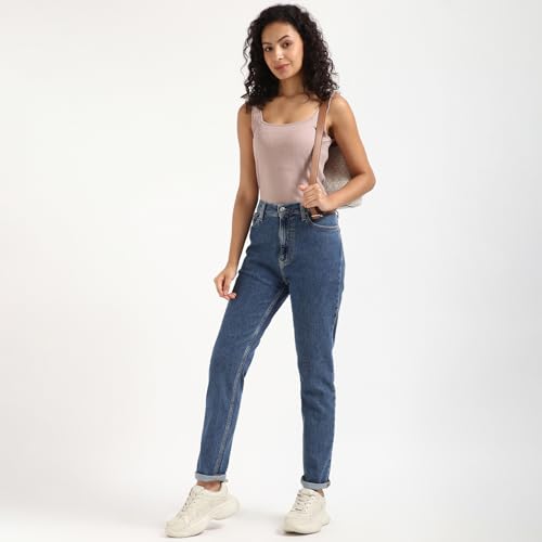 Calvin Klein Jeans Women's Slim Jeans (J2240301A4_Blue