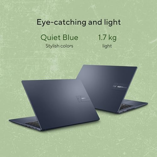 ASUS Vivobook 15 (2026),AMD Ryzen 5 150,Fingerprint Sensor,16GB RAM, 512GB SSD,FHD, 15.6", (39.6 cm),Windows 11,M365 Basic(1 Year)* Office 2024,Quiet Blue,1.70 kg,M1502NAQ-BQ118WS,Thin & Light Laptop