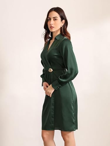 Kazo Paradise Mini Dress (Green L)
