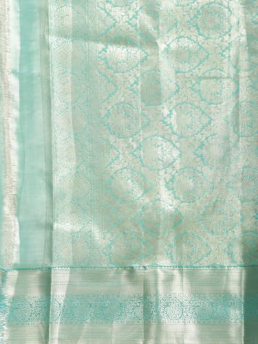 Meena Bazaar Women's Art Silk Saree | Elegant Designer Silk Saree | Soft Lightweight Traditional Ethnic Saree for Wedding, Festival, Party & Special Occasions
