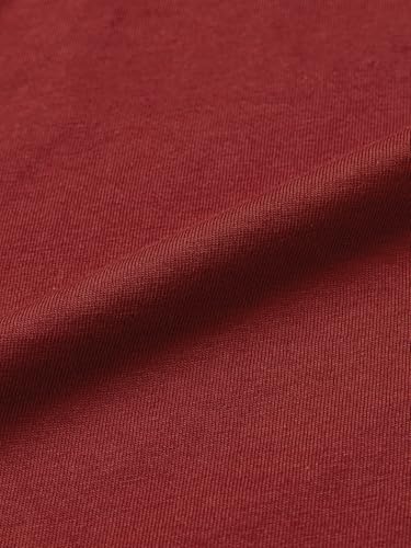 The Souled Store Fabulous Women and Girls Short Sleeves Round Neck Maroon Graphic Printed Cotton Oversized Breathable Lightweight Oversized T-Shirt