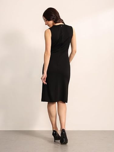 Kazo Gadget Midi Dress with Belt (Black XL)