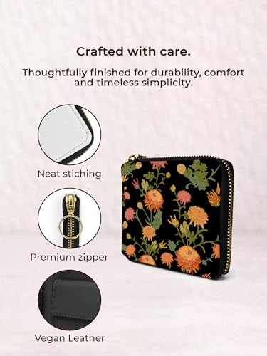 Kalankit Rakhi Gifts for Sister | Rakshabandhan Gifts for Sister, Wallet for Woman | Compact Pocket Small Purse for Women, Mini Bi-Fold Card Holder, Women's Wallet | Cute Money Purse for Girls