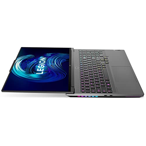 Lenovo Legion 7 Intel Core i9-12900HX 16" (40.64cm) QHD IPS 165Hz 500Nits Gaming Laptop (32GB/1TB SSD/Win 11/Office 2021/NVIDIA RTX 3080Ti 16GB/Alexa/3 Month Game Pass/Storm Grey/2.53Kg), 82TD009KIN
