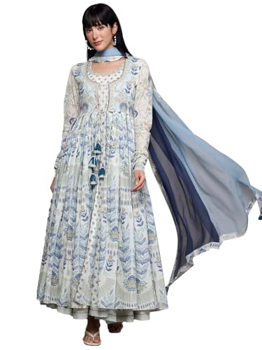 Off White Tisya Kurta with Pant and Dupatta
