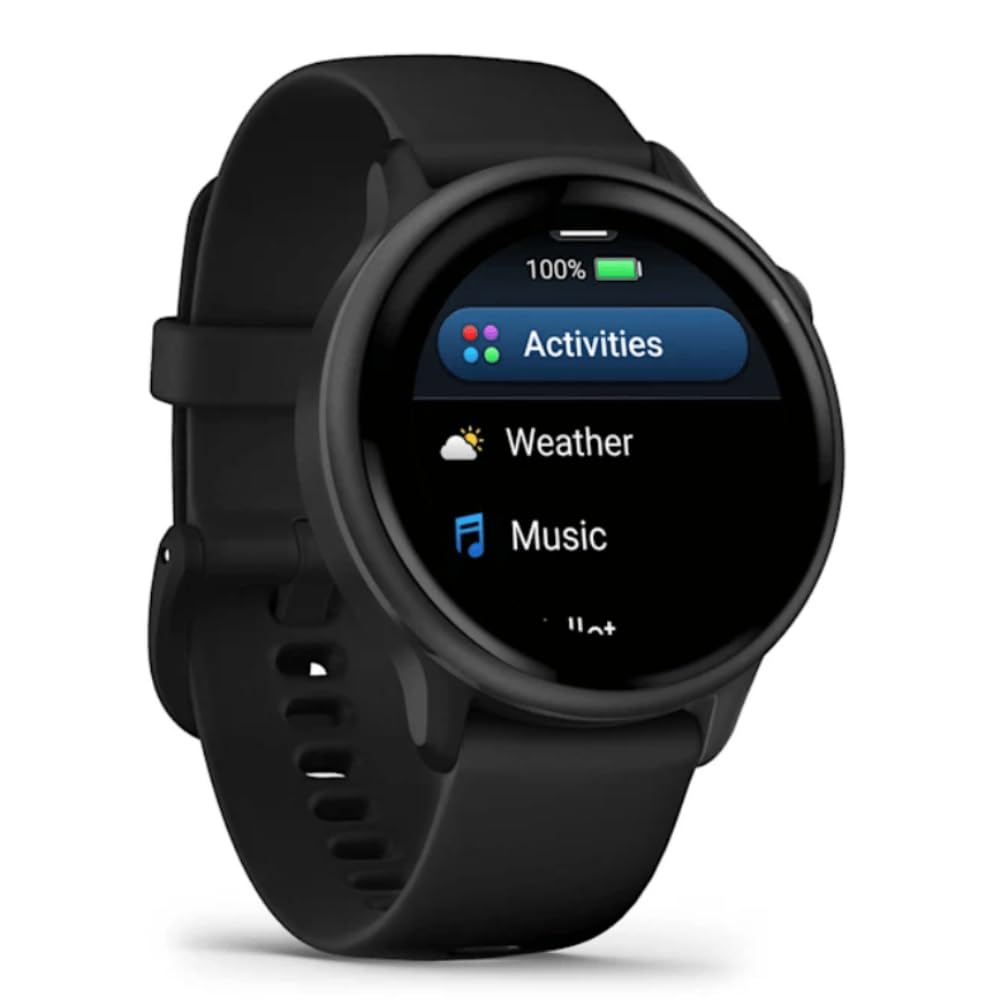 Garmin vívoactive® 6, Health and Fitness GPS Smartwatch, AMOLED Display, Up to 11 Days of Battery, Slate with Black Band