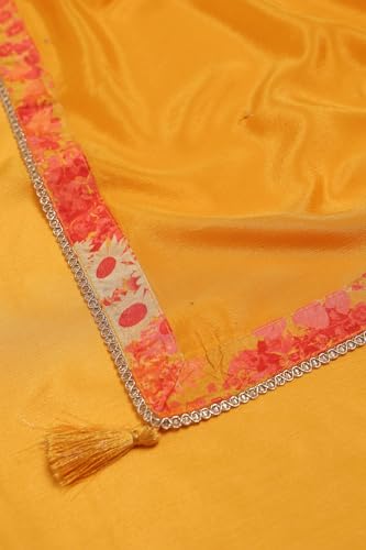 Soch Women's Dola Silk Salwar Suit Set (SMUA5CD2310_Mustard