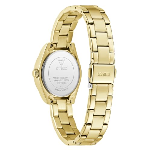 GUESS Round 30mm Green Dial Analog Women Watch - GW1100L2