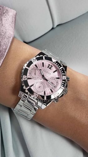 GUESS GS Phoebe 38 mm Pink Dial Women Analog Watch- GW0696L1