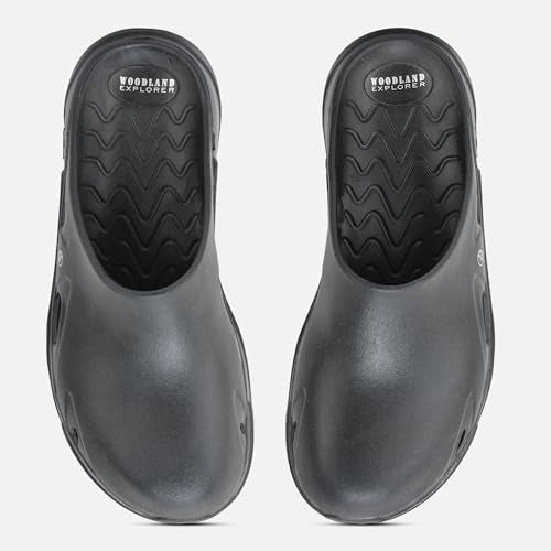 Woodland MEN BLACK SLIPPERS