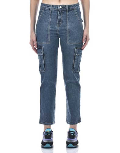 Numero Uno Women's Straight Jeans (GWJNRH44_Mid Blue