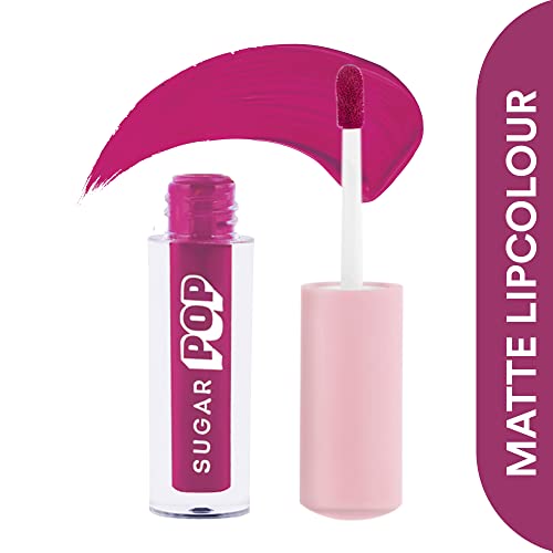 SUGAR POP 3 in 1 Matte Lipcolour Combo- 13 Magenta, 10 Rosewood, 02 Mauve, Richly pigmented, Long-lasting, Ultra Matte, Smudge-Proof, Magenta & Rosewood Super Lip Kit Combo