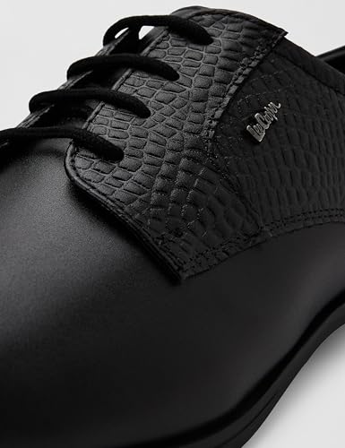 LC9752E Men's Leather Shoes I COMFORTABLEI Stylish Formal Shoes for Men's Office & Business_LC9752EBLACK_44EU/10UK