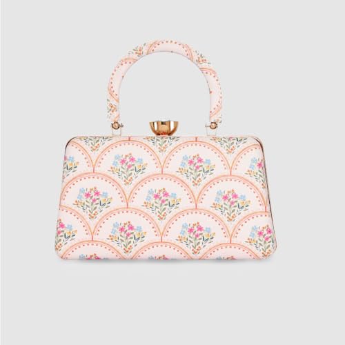 ESBEDA Pink Color Verbania Clutch For Womens | ESBEDA Clutches, Printed Clutches For Women's,