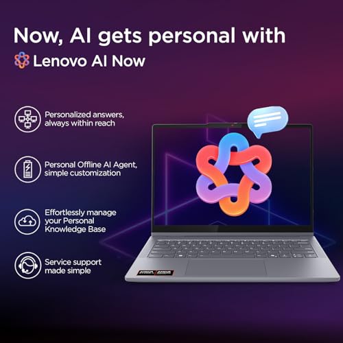 Lenovo IdeaPad 5 2-in-1 AMD Ryzen AI 5 330 (16GB RAM/512GB SSD/14 (35.5cm)/WUXGA IPS/Copilot+PC/Windows 11/Office 2024/Lenovo Digital Pen 2/1Yr ADP/Grey/1.6Kg), 83KT008AIN Convertible Laptop