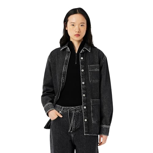 Lacoste Women's A-Line Coat (BF24466NM_Grey