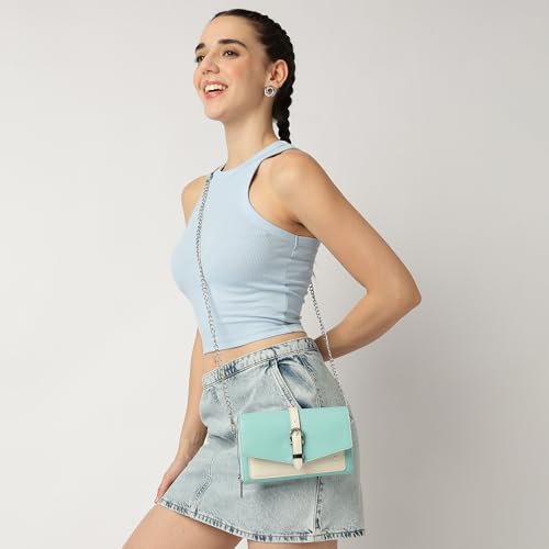 Fastrack Women's Western (White + Blue)