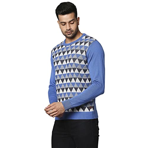 Raymond Medium Blue Sweater (Size: 42)-RMWX01148-B5