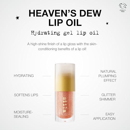Stila Cosmetics Heaven's Dew Gel Lip Oil-Kitten Komet (High-Glossy)