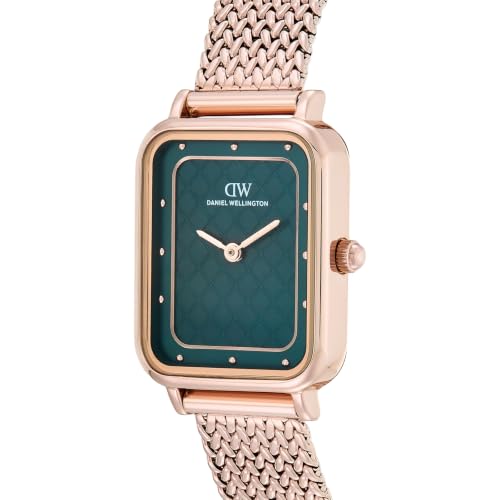 Daniel Wellington Square 24mm Green Dial Analog Women Watch - DW0DL2901