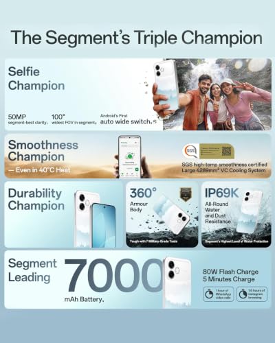 OPPO F33 Pro 5G Smartphone (8GB RAM, 128GB Storage,Starry Blue) |50MP Ultrawide Selfie Camera|7000 mAh Long Battery Life | 80W Fast Charging-with No Cost EMI/Bank Offers