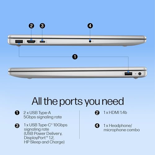 HP 15, Intel Core Ultra 5-125H AI Powered Laptop (16GB RAM, 512GB SSD), IPS, 300nits, 15.6"/39.6cm, FHD, Win 11, Office 2021, Silver, 1.65Kg, Intel Arc Graphics, FHD Camera, Backlit KB, fd1099TU