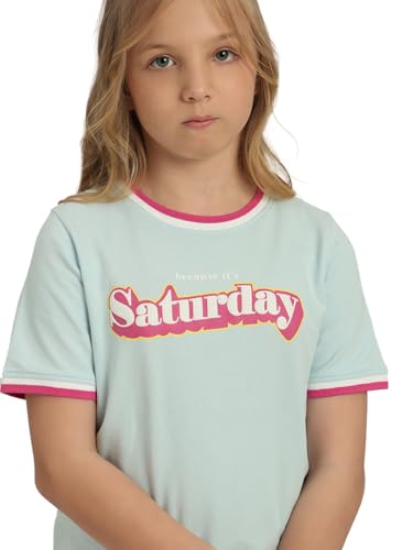 VERO MODA Girl Regular Fit Blue Tshirt