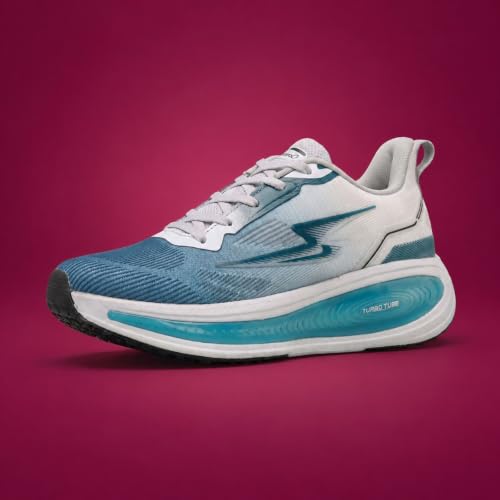 WALKAROO Men's Lace-up Sports Shoes - ONG97013 Teal Blue
