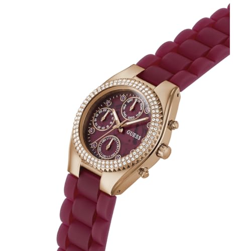 GUESS Jelly Purple Round Dial Analog Women's Watch - GW0773L3