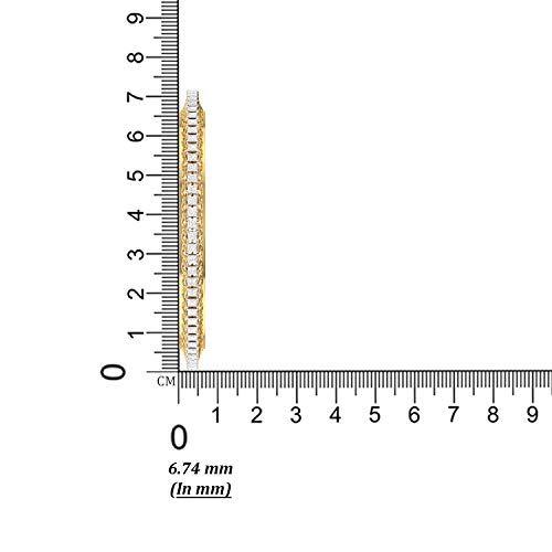 PC Jeweller 14k (585) Yellow Gold and Solitaire Bangle for Women
