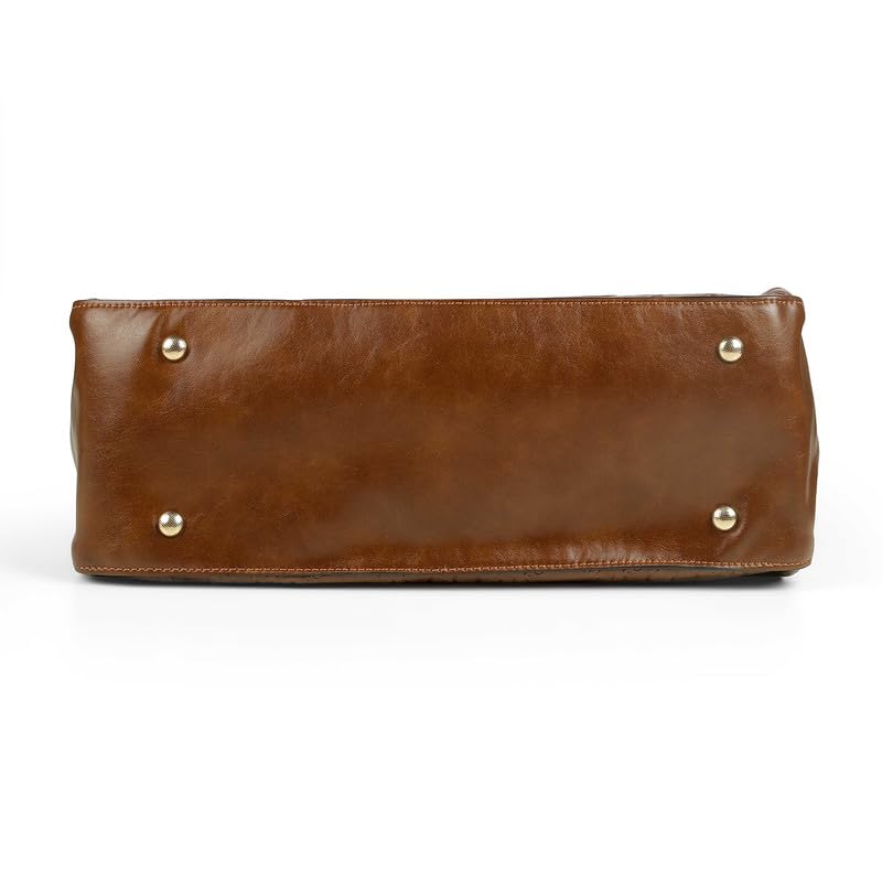 tresmode LYON Brown Vegan Leather Sling Bag
