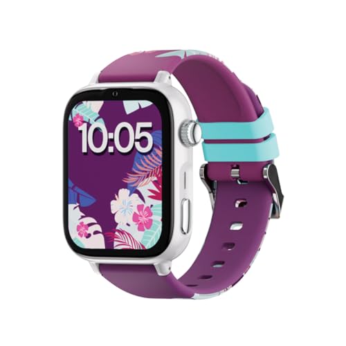 SaveFamily SaveWatch Plus 2 Kids Smartwatch with GPS Viewfinder, Calls, Video, Whatsapp, Spotify, App Store, White Dial and Silicone Strap Maui