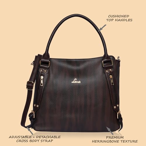 Lavie Women's Faroe Satchel Handbag for Women | Satchel Bag for Work | Ladies purse | Stylish Shoulder Bag | Gift For Women