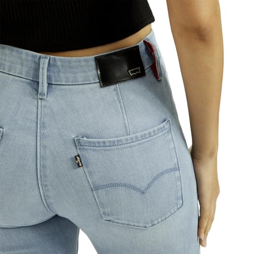 Levi's Women's High Rise 726 Slim Flare Fit Light-Blue Jeans