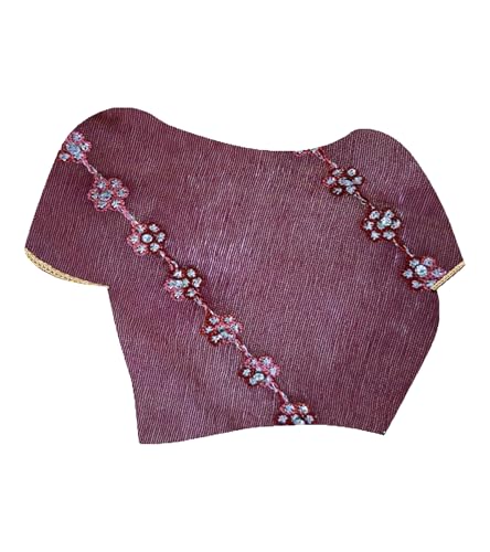 Laxmipati Chakor Purple Silk Saree with Floral Embroidery_N-2900