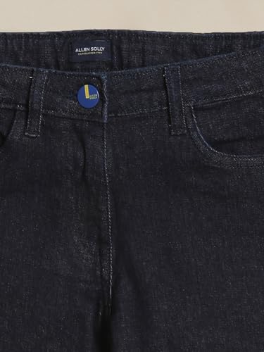 Girls Navy Solid Shorts