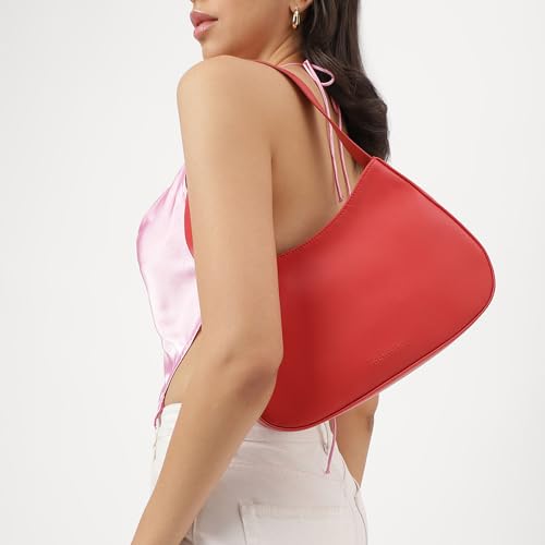 Fastrack Luscious Red Shoulder Bag for Women, Ladies and Girls