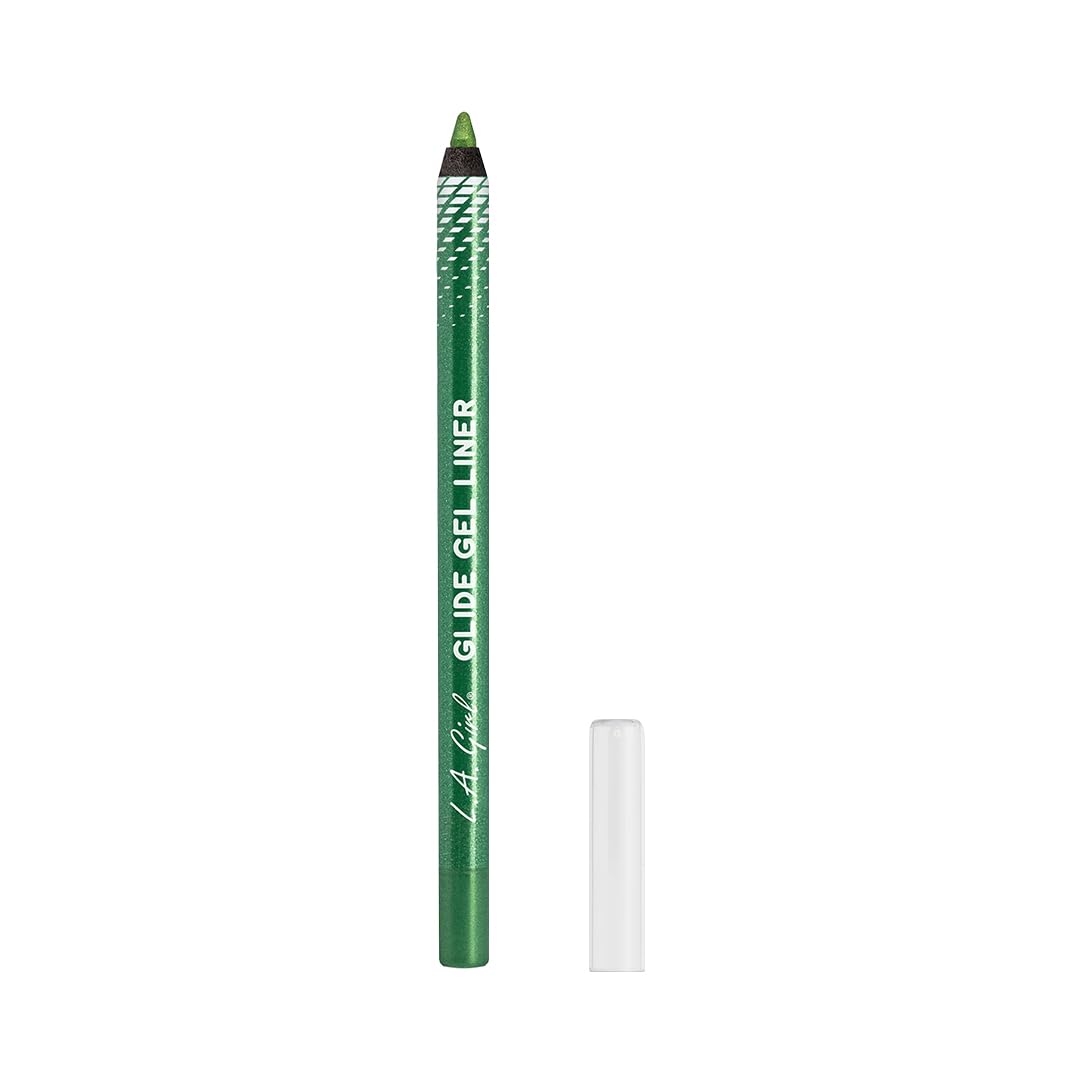 L.A. Girl Glide Gel Eyeliner Pencil – Limelight Long-Lasting, Smudge-Proof, Smooth Application, Waterproof Formula for All-Day Wear, Intense Pigment, Cruelty-Free Eye Makeup, 1.2g