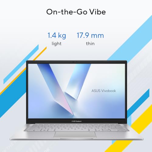 ASUS Vivobook 14 (2026),Intel Core 3 304,Intel iGPU,Fingerprint Reader,8GB DDR5,256GB SSD,FHD,14"(35.5 cm),Windows 11,M365 Basic(1Y),Office 2024,Cool Silver,1.4 Kg,X1404MA-EB320WS,AI Laptop