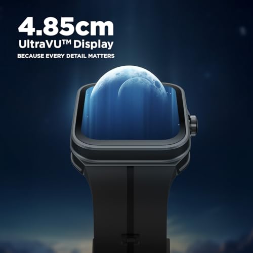 Fastrack VOX Neo Smart Watch with 1.91” Curved TFT Display, Rotary Crown, Offline Voice Commands,To-Do list, BT Calling, 24/7 Health Suite, SpO2, HRM, Sleep Tracking, IP68 Water Resistant - Leafy Sage