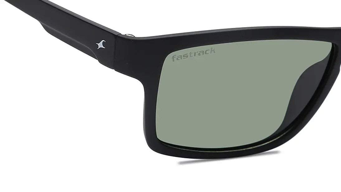 Fastrack Green Square Polarised Sunglasses for Men