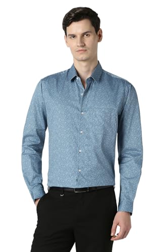 Men Light Blue Nuvo Fit Full Sleeves Formal Shirt