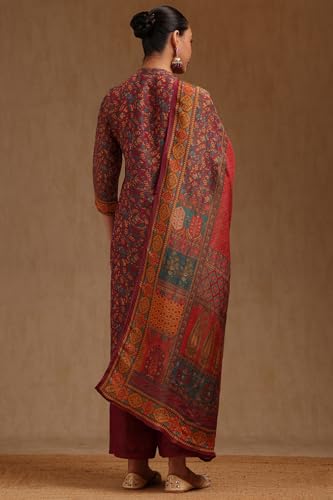 Soch Women's Shimmer Salwar Suit Set (RSD-EWA5CD22459_Multicolour